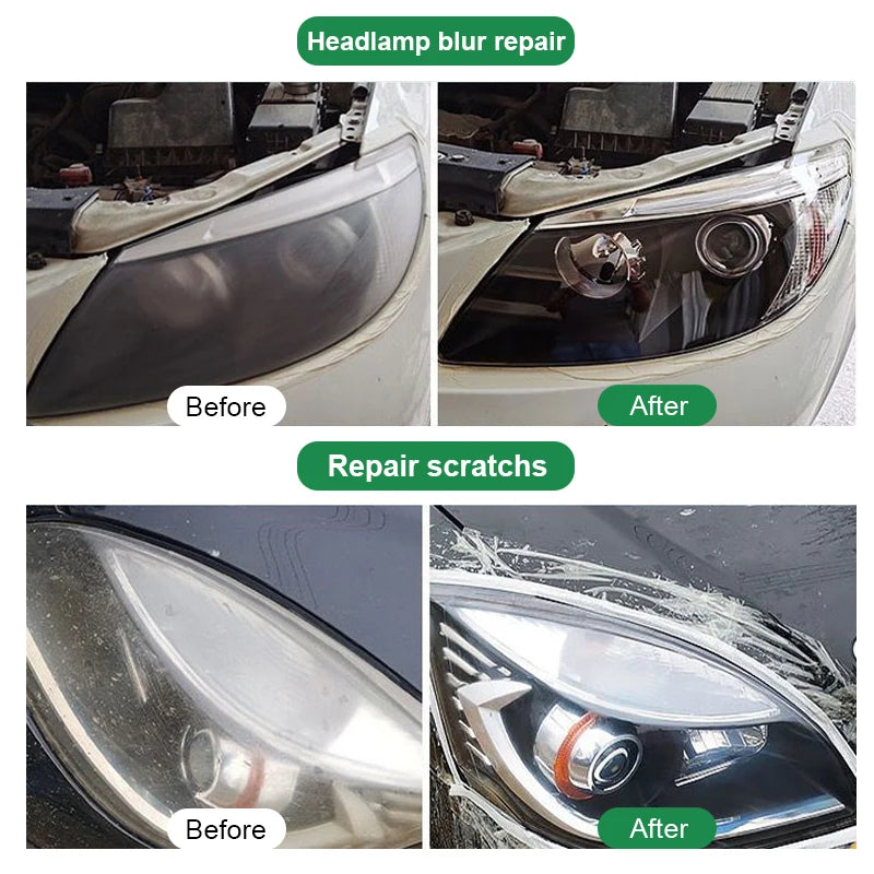 Car Headlight Restoration Polishing  