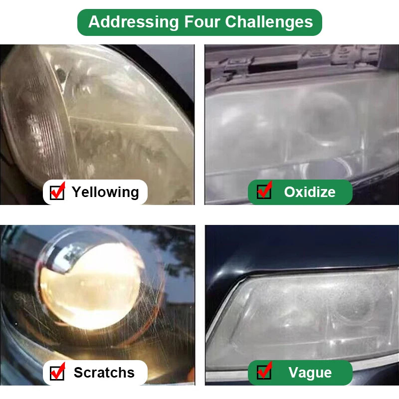 Car Headlight Restoration Polishing  